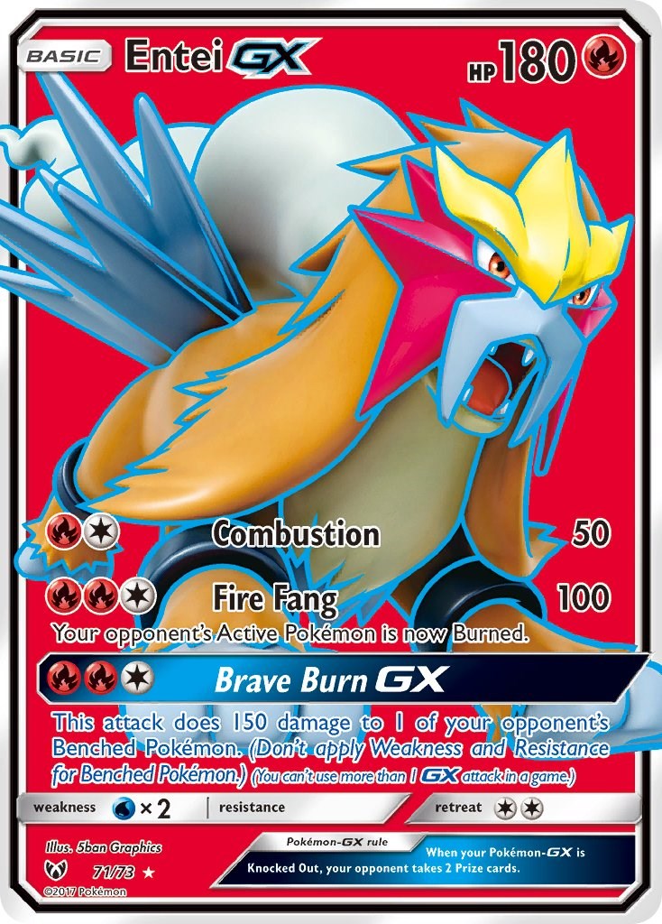 Entei GX (Full Art) [SHL - 071]