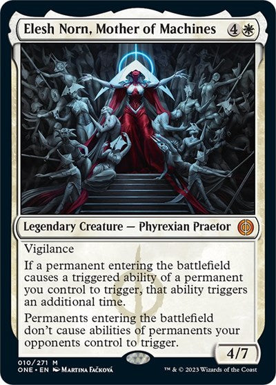 Elesh Norn, Mother of Machines (Phyrexia: All Will Be One) Light Play Foil