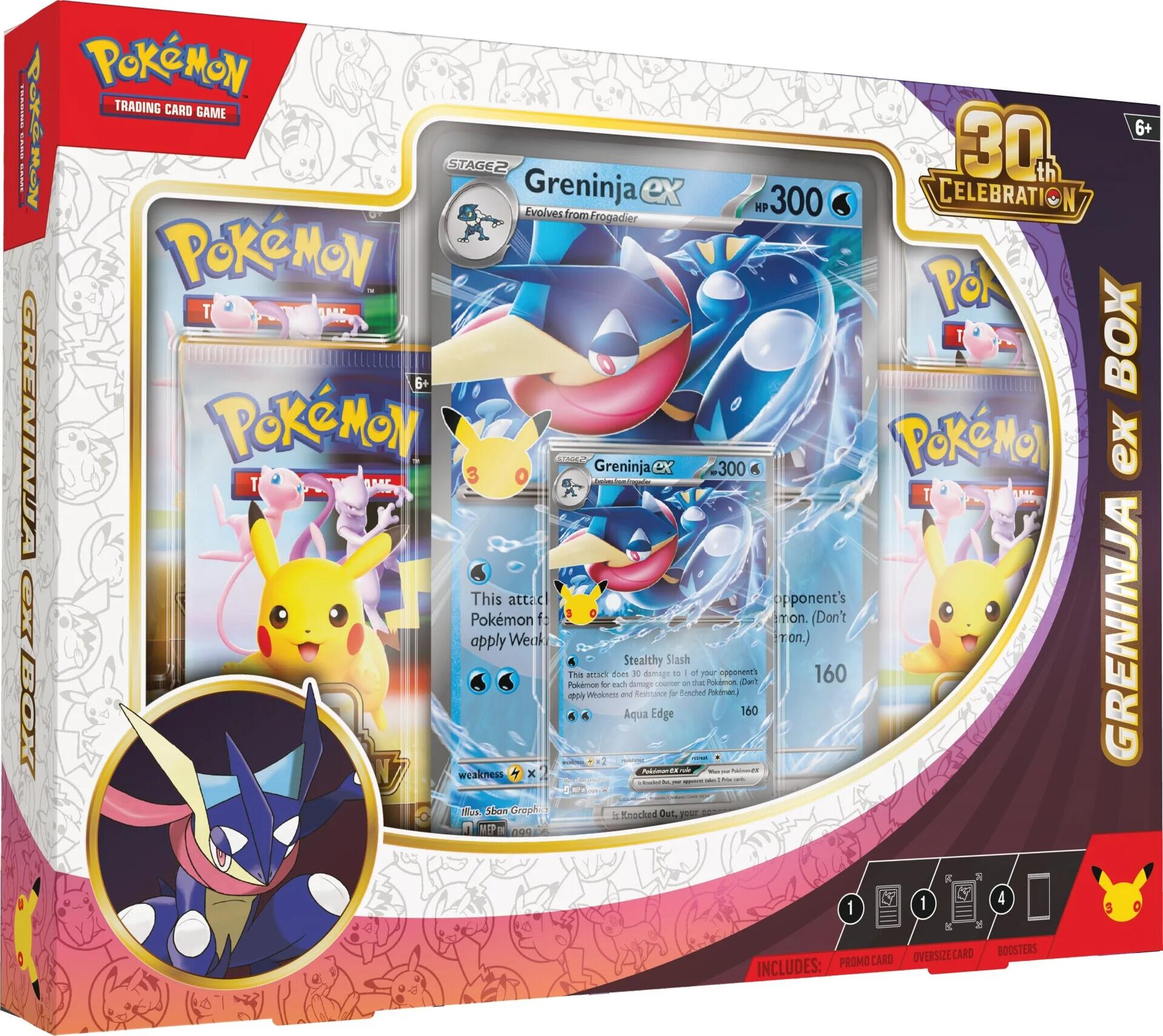 Pokémon TCG 30th Celebration Greninja ex Box