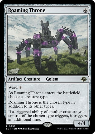 Roaming Throne (The Lost Caverns of Ixalan) Light Play