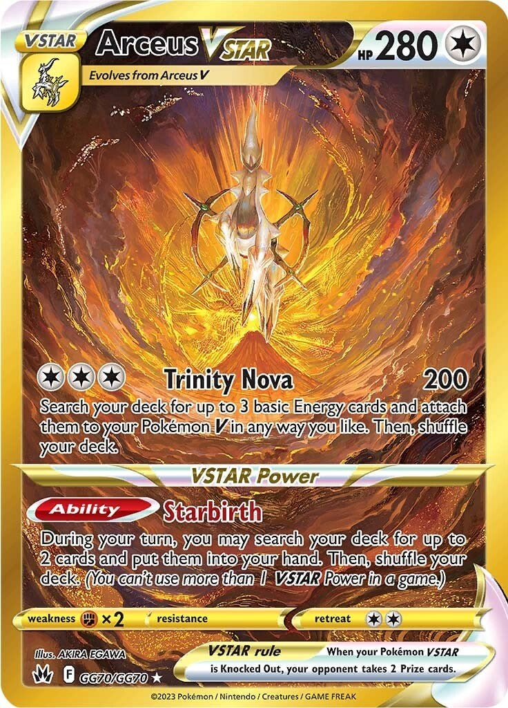 arceus v pokemon card Arceus VSTAR (Secret) [CRZ:GG