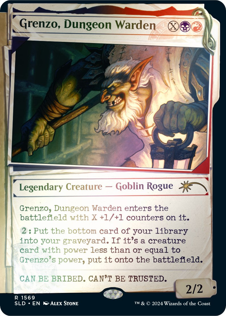 Grenzo, Dungeon Warden (#1569) (foil) (showcase)