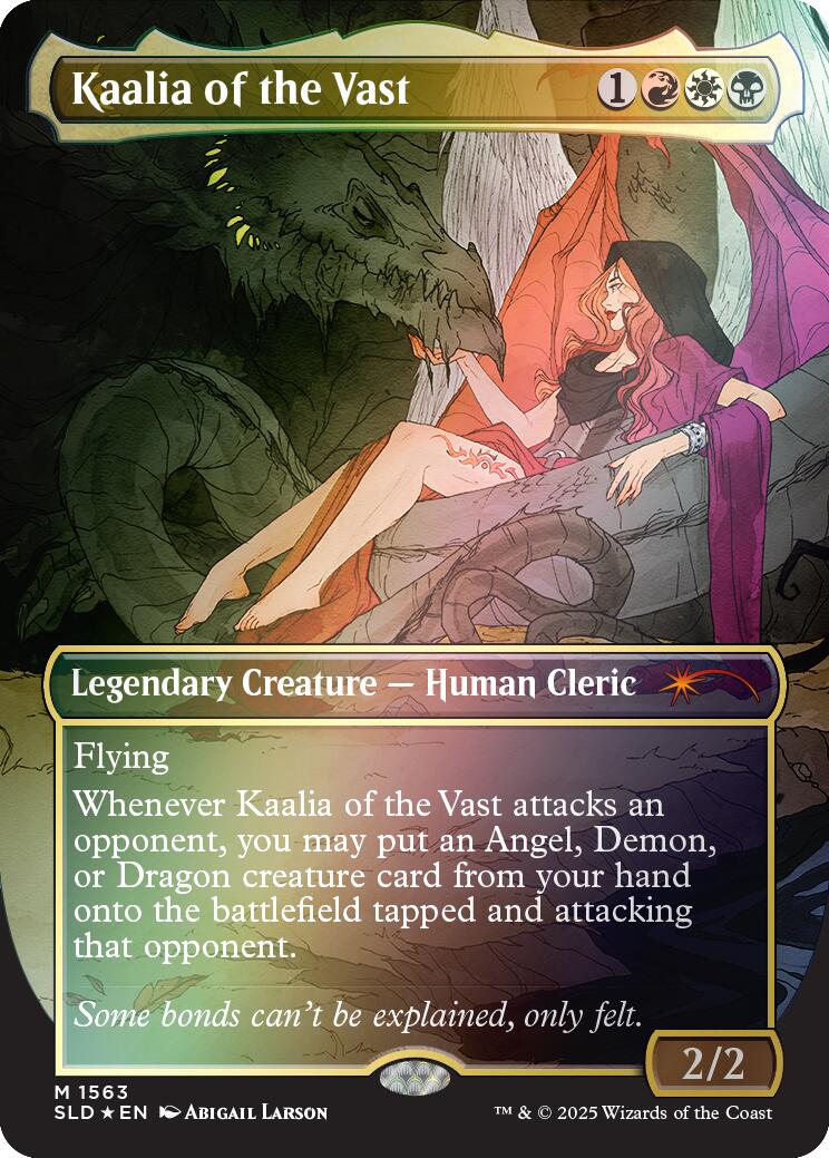 Kaalia of the Vast (#1563) (foil) (borderless) Kaalia of the Vast (#1563) (foil) (borderless)