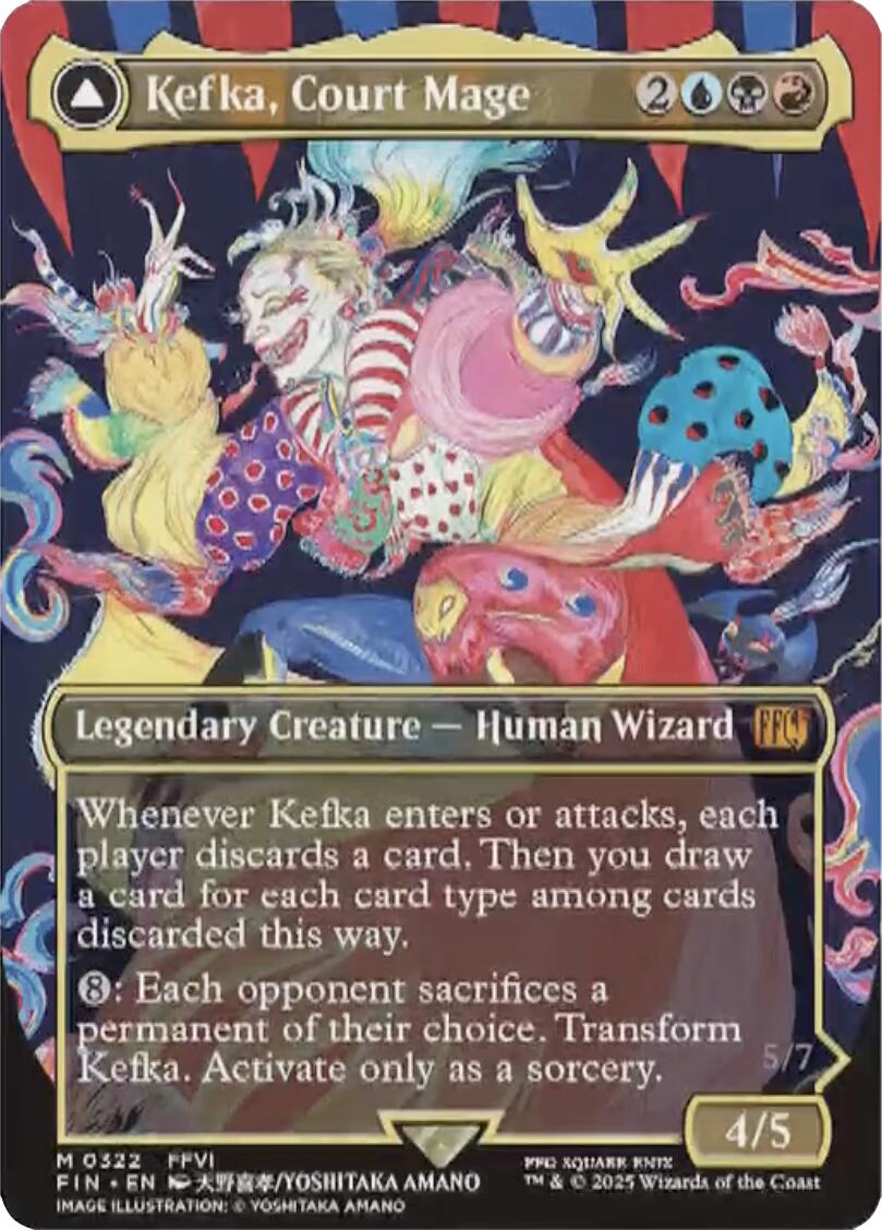 Kefka, Court Mage (0322) (Borderless) [FIN