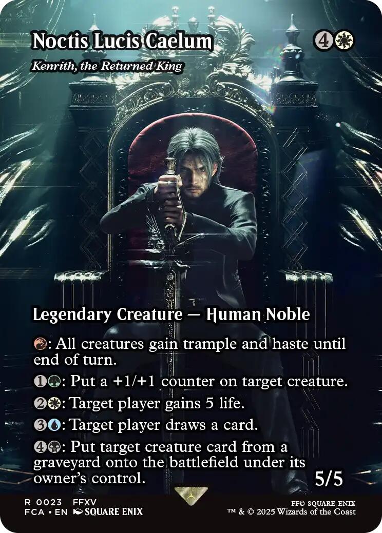mtg fca cards Kenrith, the Returned King (showcase)