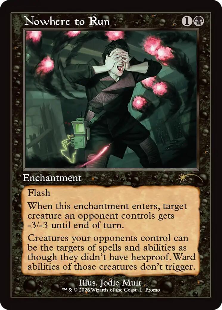 Nowhere to Run (Retro Frame)