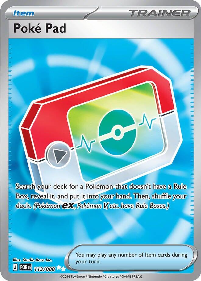 how to shuffle pokemon card packs Poke Pad - 113/088 [POR