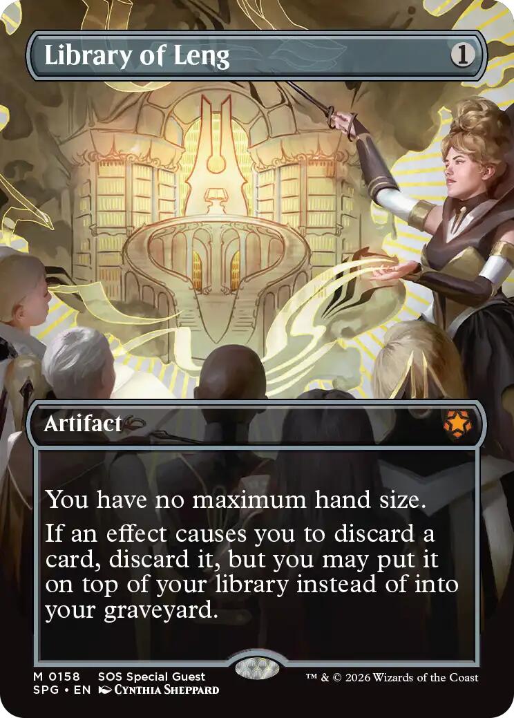 no cards in library mtg Brewer: Next Level Reanimator aka Sance Combo Library of Leng (Borderless) [SPG