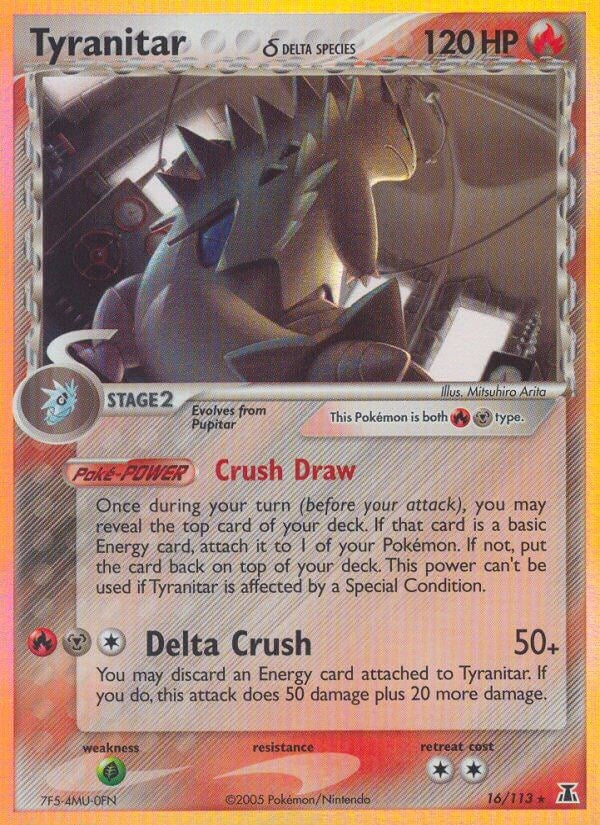 delta species pokemon cards Tyranitar | EX Delta Species