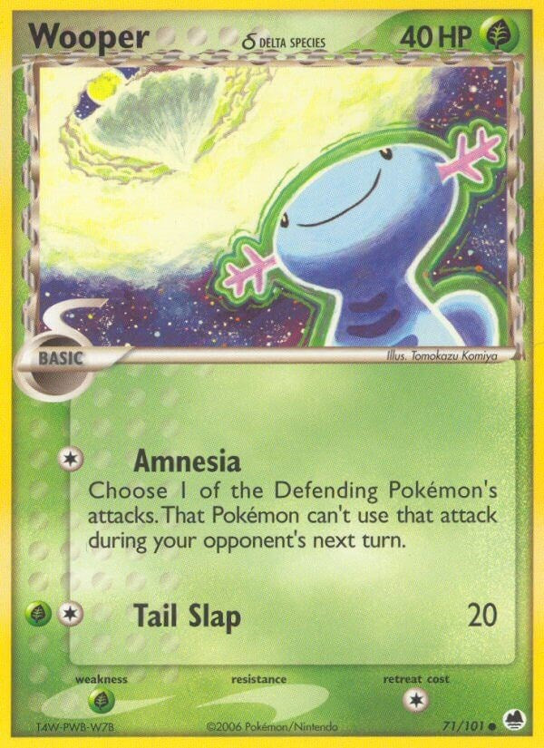 wooper full art pokemon card Wooper (Delta Species) [DF