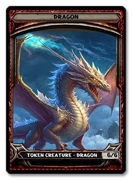 mtg dragon token cards Dragon Treasure main image 1