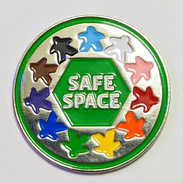 Safe Space Gaming Enamel Pin