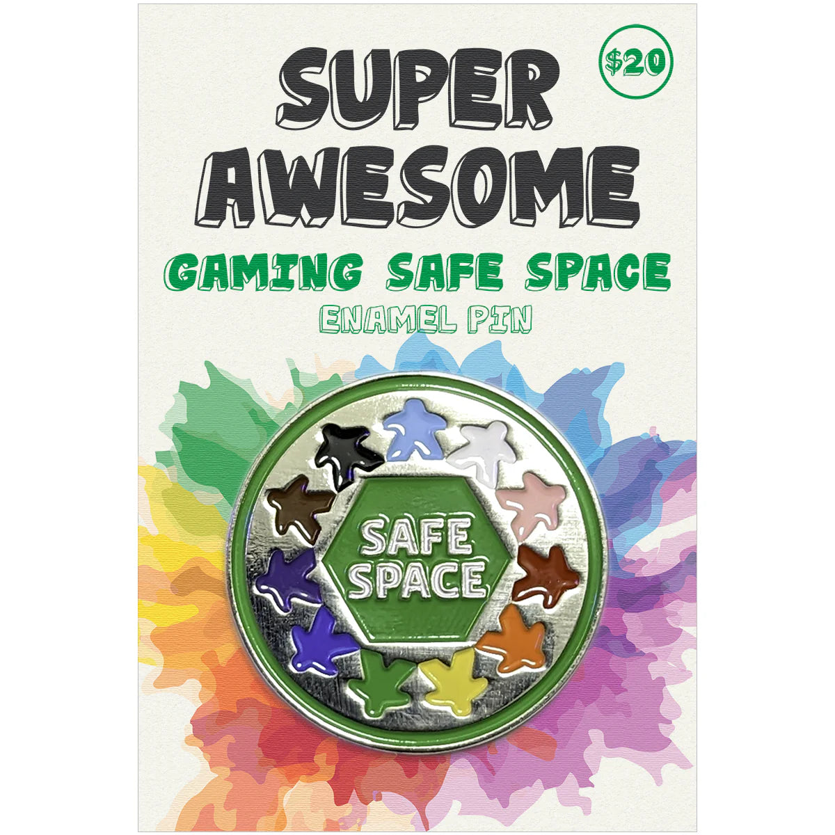 Safe Space Gaming Enamel Pin