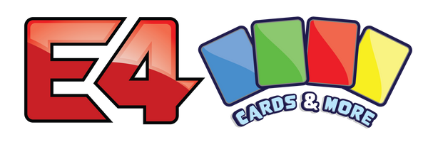 E4 Cards & More logo