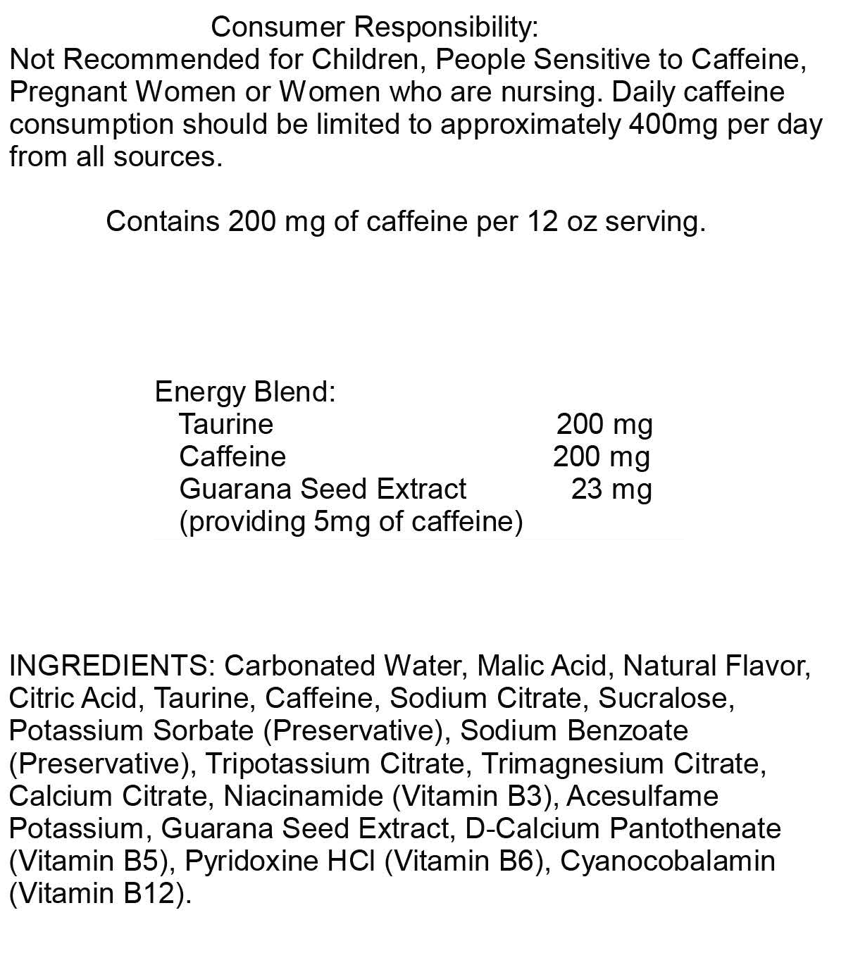 Respond - Pomegranate/Peach Energy Drink (12-pack)