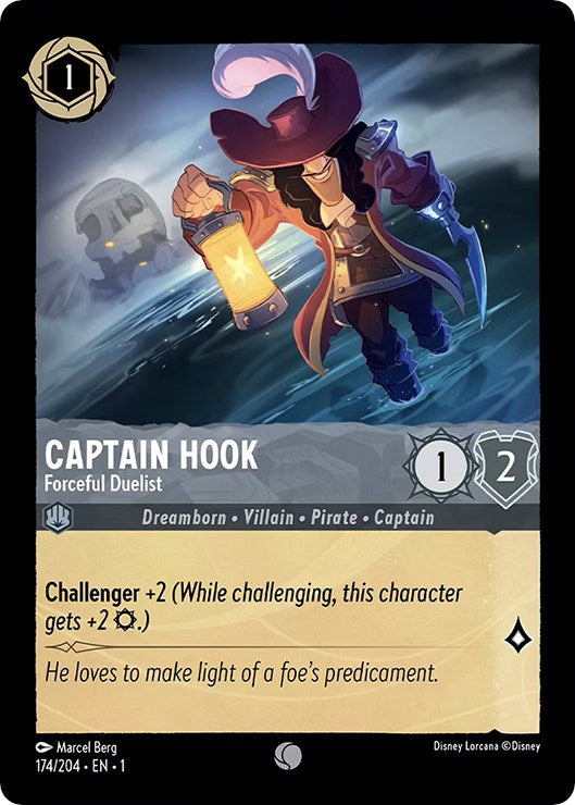 Captain Hook - Forceful Duelist (174/204) [The First Chapter]