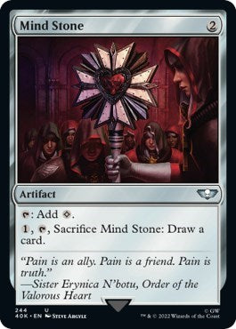 Mind Stone (244) (Surge Foil) (Universes Beyond: Warhammer 40K) Light Play Foil