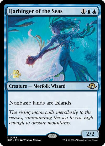 Harbinger of the Seas (Promos: Prerelease Cards) Light Play Foil