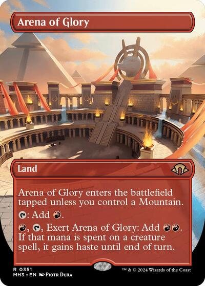 Arena of Glory (Borderless) (Modern Horizons 3) Light Play