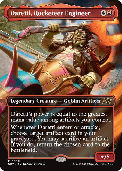 Daretti, Rocketeer Engineer (Borderless) (Aetherdrift) Light Play