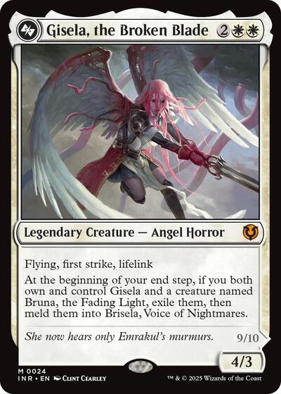 Gisela, the Broken Blade (Innistrad Remastered) Light Play