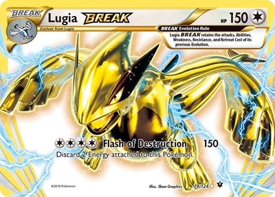 Lugia BREAK (XY - Fates Collide) Medium Play Holofoil