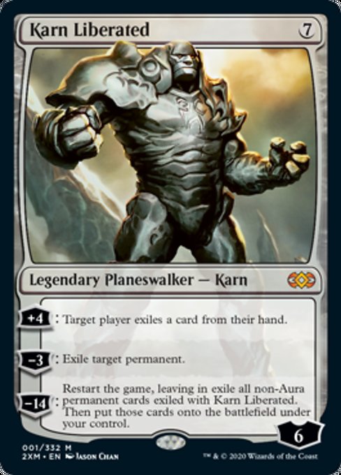 Karn Liberated (Double Masters) Light Play