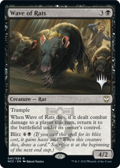 Wave of Rats (Promo Pack: Streets of New Capenna) Light Play Foil