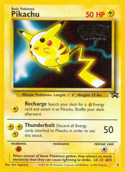 Pikachu (Movie Promo) (WoTC Promo) Light Play