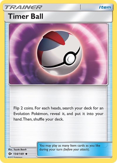 Timer Ball (SM Base Set) Light Play