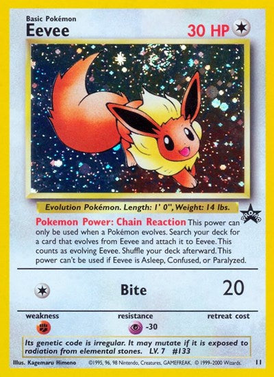 Eevee (WoTC Promo) Light Play Holofoil