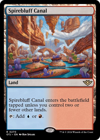 Spirebluff Canal (Promo Pack: Outlaws of Thunder Junction) Light Play