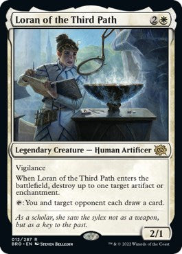 Loran of the Third Path (The Brothers' War) Light Play Foil