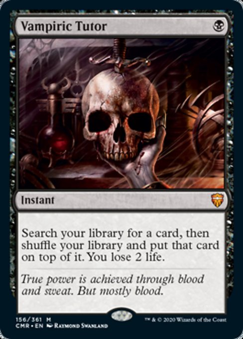 Vampiric Tutor (Commander Legends) Light Play Foil