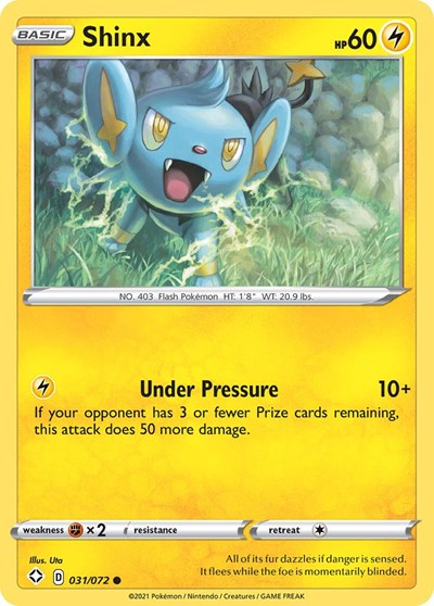 Shinx (Shining Fates) Light Play Reverse Holofoil