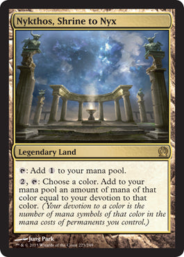 Nykthos, Shrine to Nyx (Theros) Light Play Foil