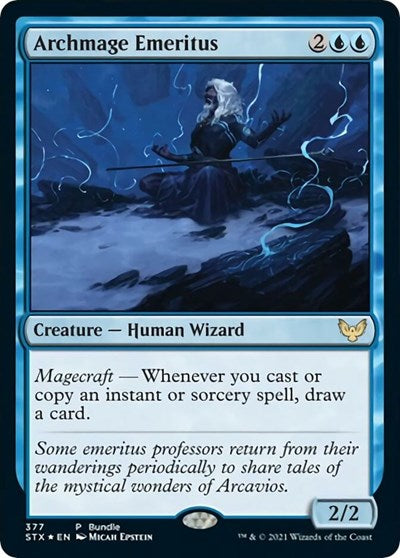 Archmage Emeritus (Promos: Unique and Miscellaneous) Light Play Foil