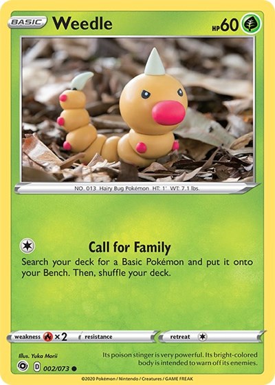 Weedle (Champion's Path) Light Play