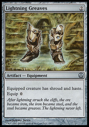 Lightning Greaves (Duel Decks: Phyrexia vs The Coalition) Light Play