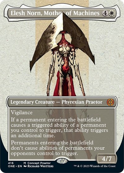 Elesh Norn, Mother of Machines (Concept Praetor) (Phyrexia: All Will Be One) Light Play