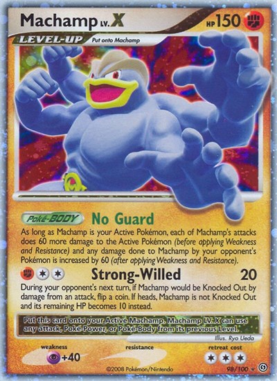 Machamp LV.X (Stormfront) Light Play Holofoil