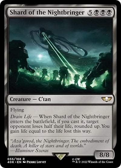 Shard of the Nightbringer (Surge Foil) (Universes Beyond: Warhammer 40K) Light Play Foil