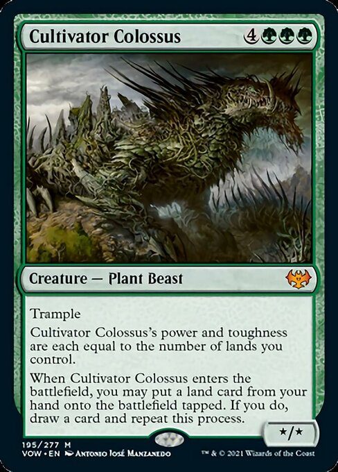 Cultivator Colossus (Innistrad: Crimson Vow) Light Play