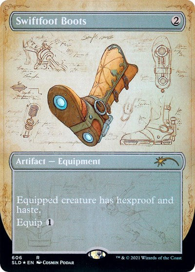 Swiftfoot Boots (Secret Lair) Light Play Foil