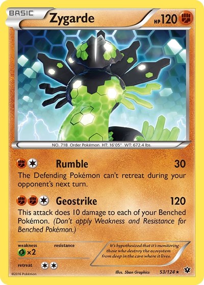 Zygarde (53) (XY - Fates Collide) Medium Play