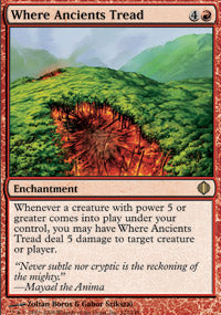 Where Ancients Tread (Shards of Alara) Light Play Foil