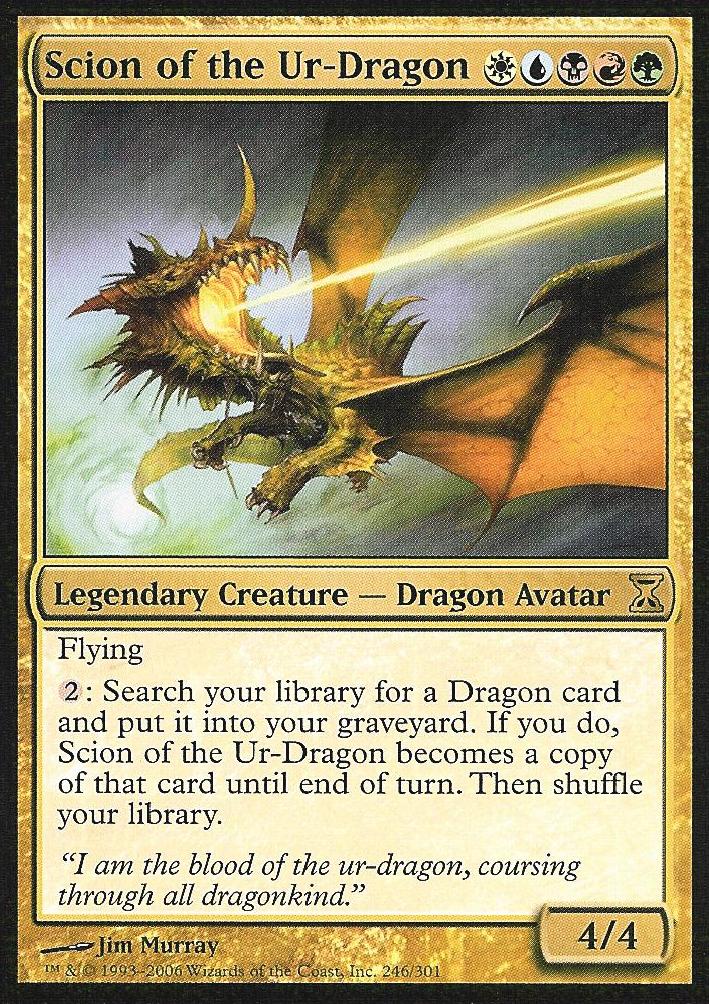 Scion of the Ur-Dragon (Time Spiral) Light Play