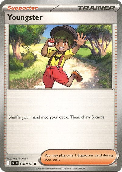 Youngster (Scarlet and Violet: Base Set) Light Play Reverse Holofoil