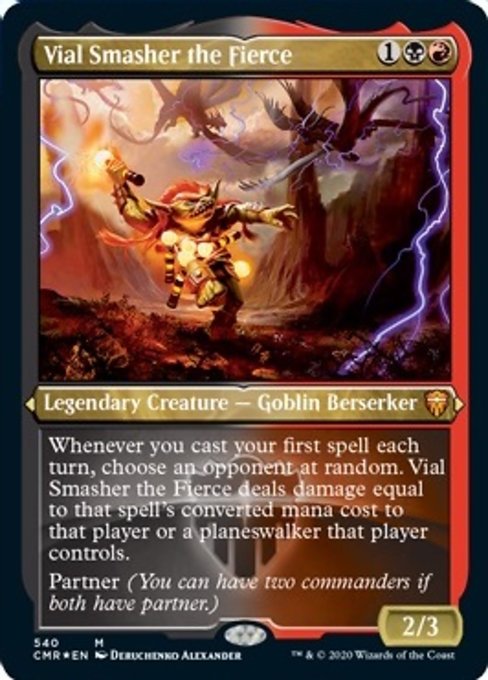 Vial Smasher the Fierce (Foil Etched) (Commander Legends) Light Play Foil