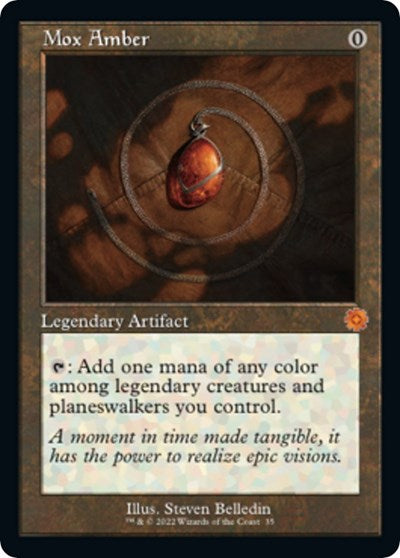 Mox Amber (The Brothers' War: Retro Frame Artifacts) Light Play